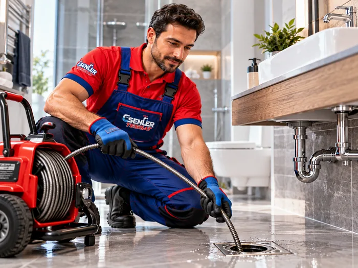 Banyo Gideri Açma - tesisat hizmeti için temsili görsel